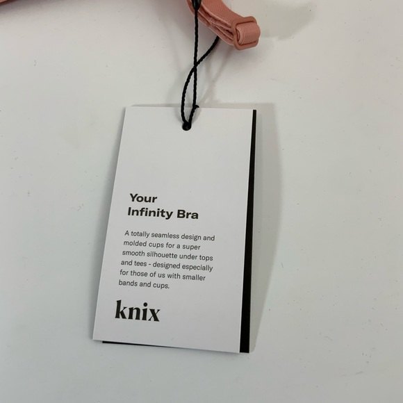 Knix Women Size M Pink Ginger Infinity Bra The Knix Fit - Picture 7 of 9
